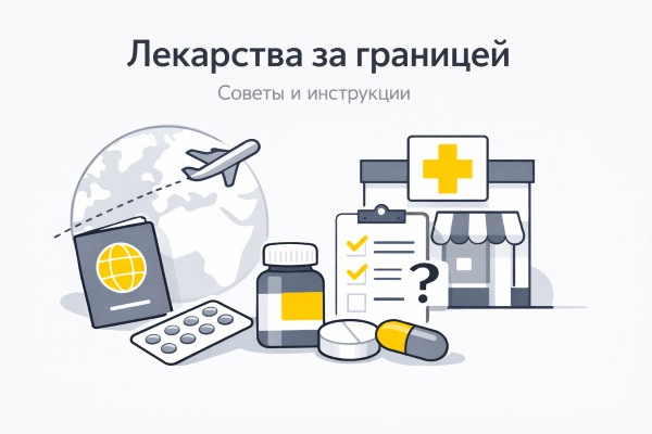 Как покупать лекарства в аптеках за границей